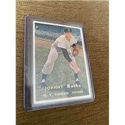 Johnny Kucks 1957 Topps