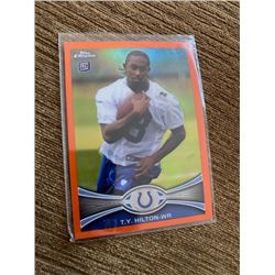 T.Y. Hilton Topps chrome Orange RC