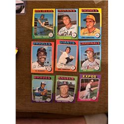 1975 Topps  DarrellPorter, Dick Bosman, AL Bumbry and more