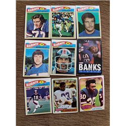 Vintage NY Giants football Brian Kelley, Doug Kotar, Joe Danelo and more