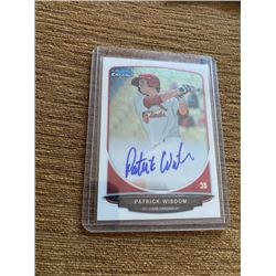 Patrick Wisdom Bowman chrome auto