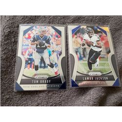Tom Brady, Lamar Jackson Prizm lot