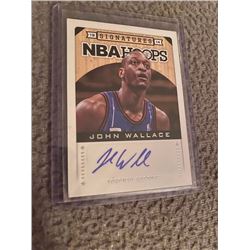 John Wallace hoops aut