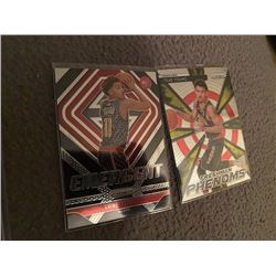 Trae Young Prizm Emergent and Fresh Phenom RC lot
