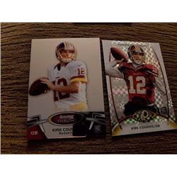 Kirk Cousins Bowman Sterling rc  and Topps Platinum xfractor rc lot
