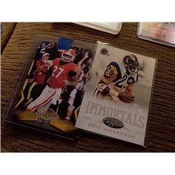 Nick Chubb RC with Eric Dickerson Insert