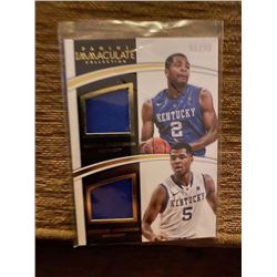 Andrew and Aaron Harrison Immaculate dual jersey