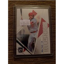 Mike Trout optic Illusions insert