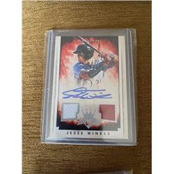 Jesse Winker Diamond Kings dual jersey auto