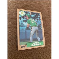 Mark Mcgwire 1987 topps rc