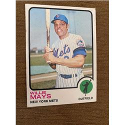Willie Mays 1973 topps