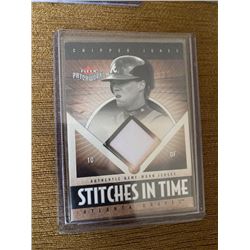 Chipper Jones Fleer Patchworks jersey card