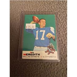 Don Meredith 1969 Topps