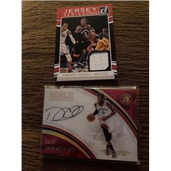 Demarre carroll Immaculate Auto and jersey card