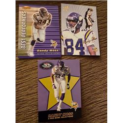 Randy Moss 3 card lot