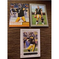 Ben Roethlisberger 3 card lot