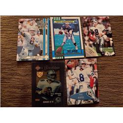 5 Troy Aikman Cards with a RC
