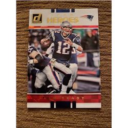 Tom Brady Donruss team heroes insert
