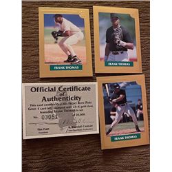 Frank Thomas 3 Gold Cards