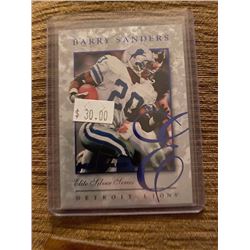 Barry Sanders Elite Silver Series