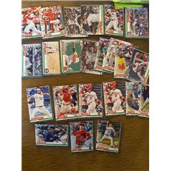Topps Holiday baseball card lot with stars