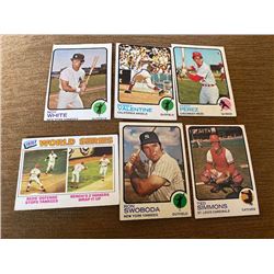 1973 Topps semi star lot Perez Valentine
