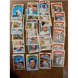 1972 Topps Vintage Baseball card lot