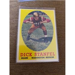 Dick Stanfell vintage football card