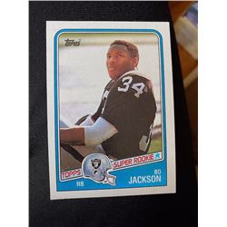 Bo Jackson Topps super Rookie