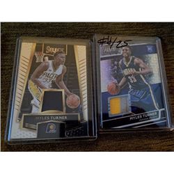 Myles Turner Relic lot one patch is numbered to 25