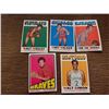 Image 1 : lot of 5 vintage Basketball cards