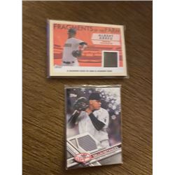 Dellin Betances and Albert Abreu jersey relic