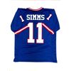 Image 1 : Signed Phil Simms - Giants Jersey