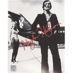 Signed Hugh Hefner 8x10 - Red Robe