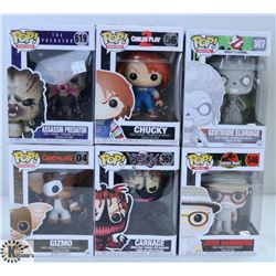LOT OF SIX  FUNKO POPS: MOVIES & VENOM PACK.