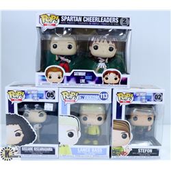 LOT OF FOUR FUNKO POPS: ASSORTED SNL & N SYNC