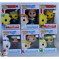 LOT OF SIX FUNKO POPS: THE SIMPSONS &
