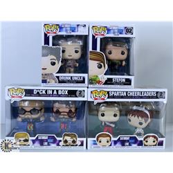 LOT OF FOUR FUNKO POPS: SNL PACK.