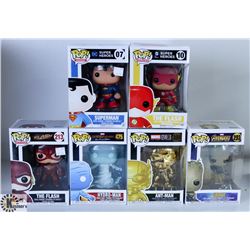 LOT OF SIX FUNKO POPS: ASSORTED MARVEL