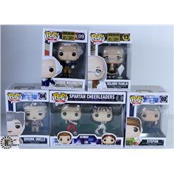 LOT OF FOUR FUNKO POPS: SNL & HISTORIC ICONS PACK