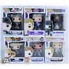 Image 1 : LOT OF SIX FUNKO POPS: ASSORTED MOVIES PACK.