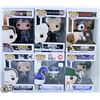 Image 1 : LOT OF SIX FUNKO POPS: ASSORTED MOVIES PACK.