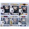 Image 1 : LOT OF SIX FUNKO POPS: ASSORTED TV SHOWS PACK.