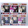 Image 1 : LOT OF SIX FUNKO POPS: ASSORTED ROYALS PACK.