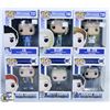 Image 1 : LOT OF SIX FUNKO POPS: ASSORTED TV SHOWS PACK.