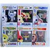 Image 1 : LOT OF SIX FUNKO POPS: ASSORTED VARIETY PACK.