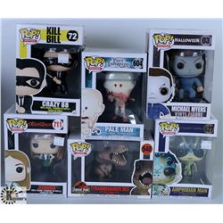 LOT OF SIX FUNKO POPS: ASSORTED MOVIES PACK.