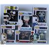 Image 1 : LOT OF SIX FUNKO POPS: ASSORTED MOVIES PACK.