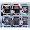 Image 1 : LOT OF SIX FUNKO POPS: ASSORTED TV SHOWS PACK.