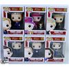 Image 1 : LOT OF SIX FUNKO POPS: ASSORTED ROYALS PACK.